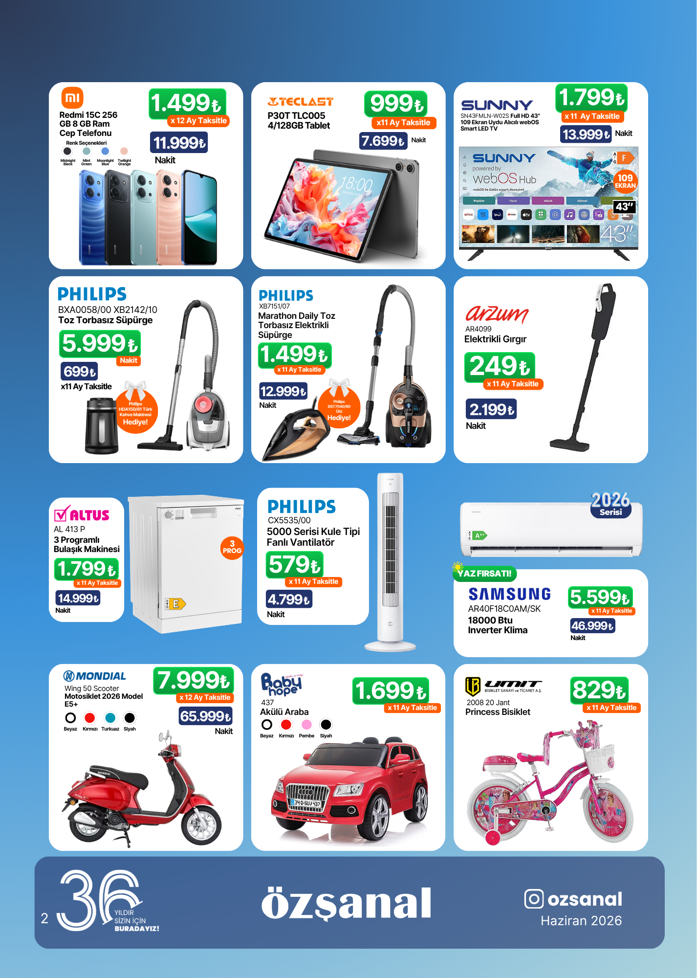 Kampanya Sayfa 2 – Telefon, Tablet, Süpürge