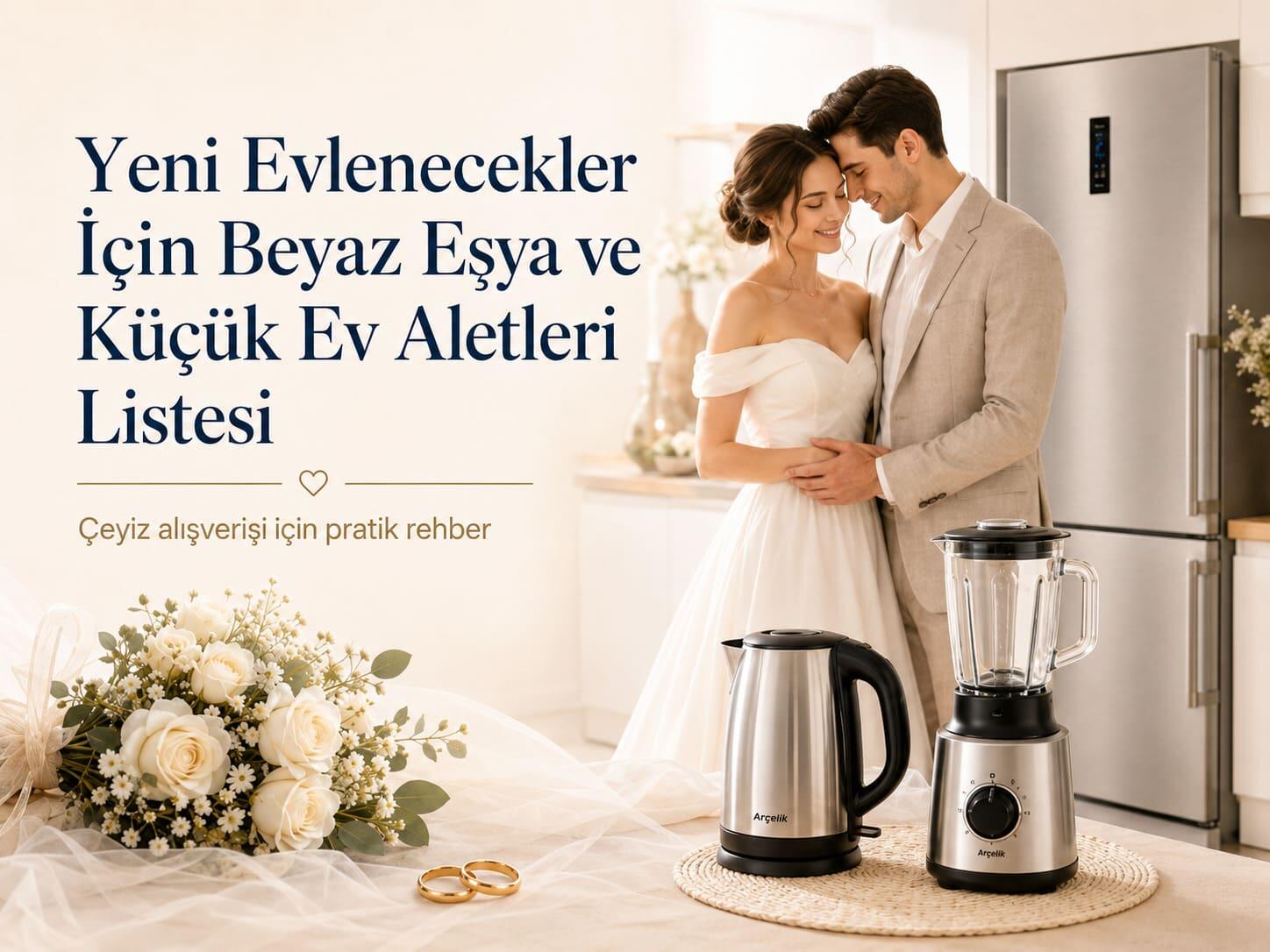 Yeni Evlenecekler İçin Beyaz Eşya ve Küçük Ev Aletleri Listesi