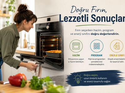 Fırın Seçerken Hacim, Program ve Enerji Sınıfı Nasıl Değerlendirilir?