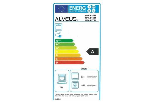 Alveus MFA627 Whıte Ankastre Fırın - 5