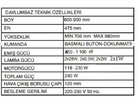 Alveus Mod 3000 Whıte Davlumbaz - 3
