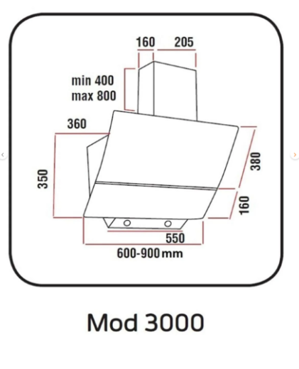 Alveus Mod 3000 Whıte Davlumbaz - 2