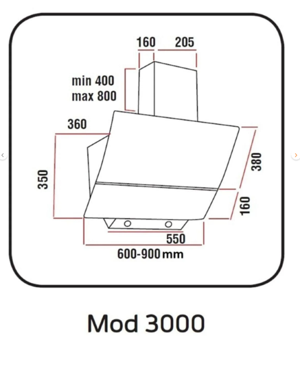 Alveus Mod 3000 Whıte Davlumbaz - 2