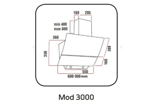 Alveus Mod 3000 Whıte Davlumbaz - 2