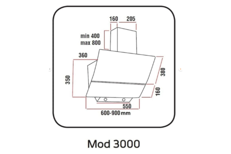 Alveus Mod 3000 Whıte Davlumbaz - 2