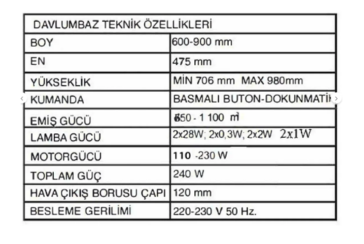 Alveus Mod 3000 Whıte Davlumbaz - 3