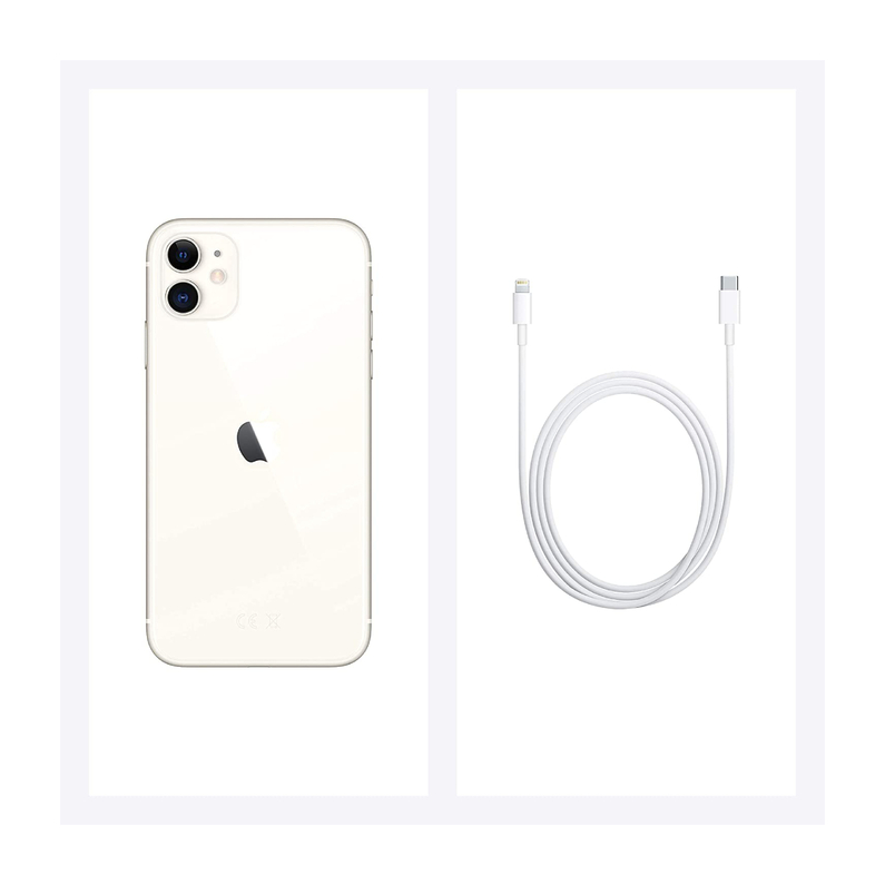 Apple iPhone 11 128 GB Cep Telefonu Beyaz (Yeni Kutu Aksesuarsız)