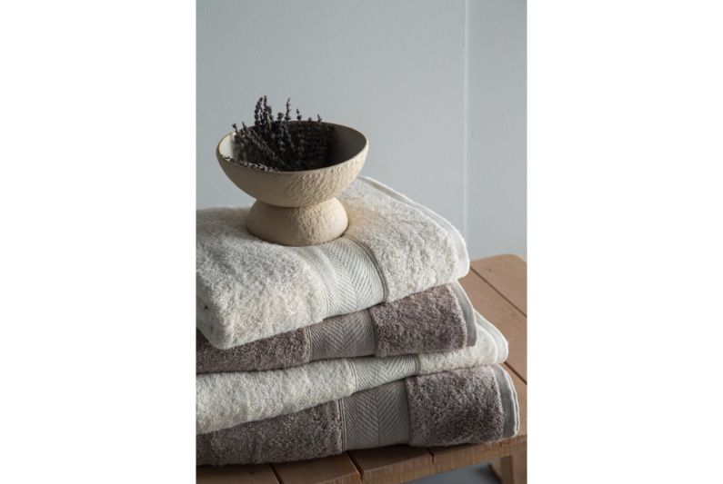 Apricitas 90X150 4Lu Havlu Setı Lotus Ekru-Vizon - 3