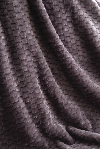 Apricitas Çift Kişilik Jakar Desen Battaniye Trusty Antrasit 200X220 - 3