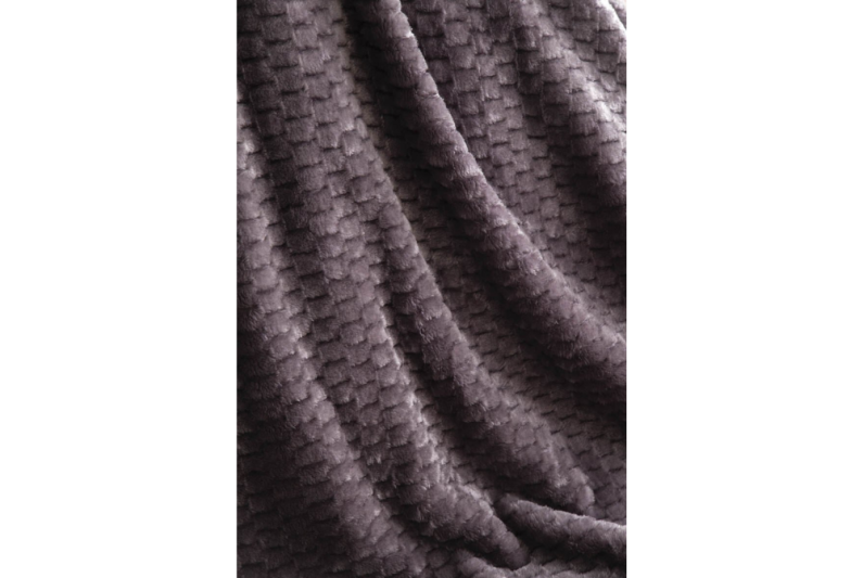 Apricitas Çift Kişilik Jakar Desen Battaniye Trusty Antrasit 200X220 - 3