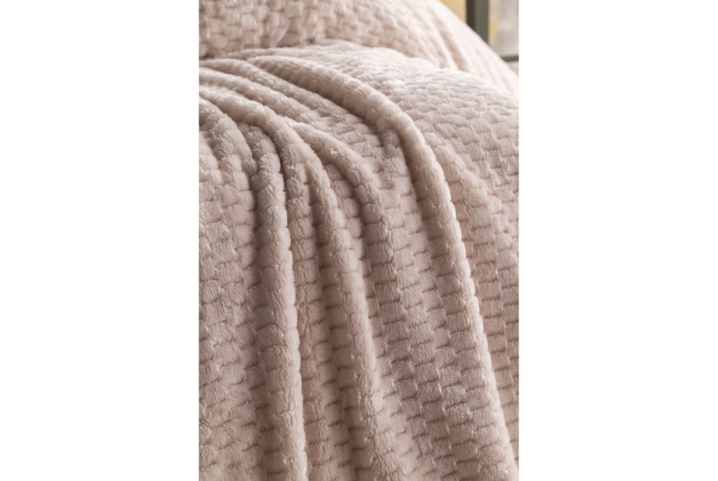 Apricitas Çift Kişilik Jakar Desen Battaniye Trusty Ekru 200X220 968366 - 2