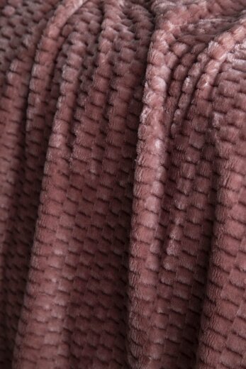 Apricitas Çift Kişilik Jakar Desen Battaniye Trusty Pembe 200X220 - 2