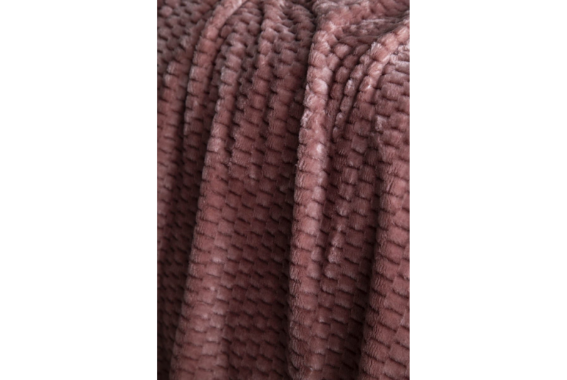 Apricitas Çift Kişilik Jakar Desen Battaniye Trusty Pembe 200X220 - 2