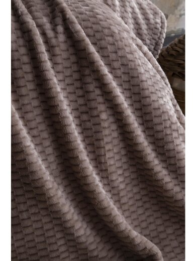 Apricitas Çift Kişilik Jakar Desen Battaniye Trusty Vizon 200X220 - Apricitas