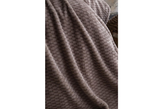 Apricitas Çift Kişilik Jakar Desen Battaniye Trusty Vizon 200X220 - 2