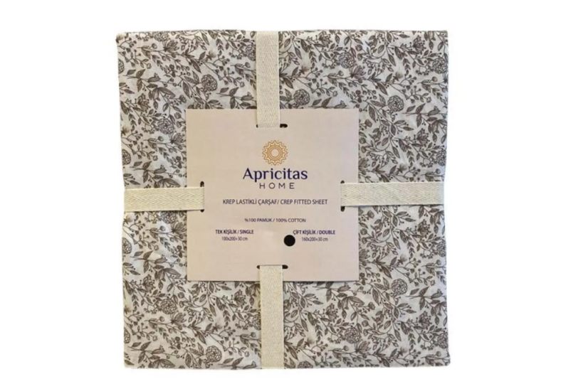 Apricitas Krep Fitted Çarşaf 1.Kalite Ç.K. - 1