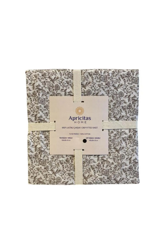 Apricitas Krep Fitted Çarşaf 1.Kalite Ç.K.