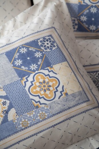 Apricitas Maude Indıgo Nevresim Takımı Ç.K. - 2