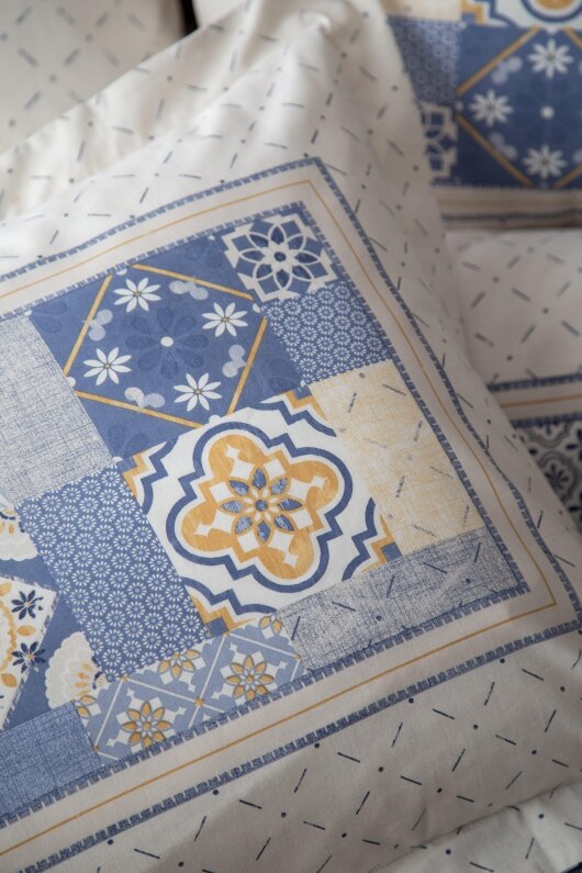 Apricitas Maude Indıgo Nevresim Takımı Ç.K. - 2