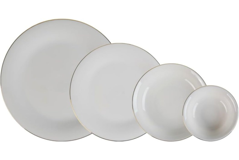 Aryıldız Mia 24 Parça Yemek Takımı Altın - 2