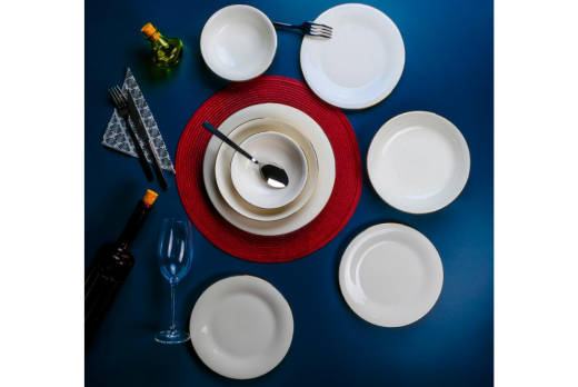 Aryıldız Mia 24 Parça Yemek Takımı Altın - 3