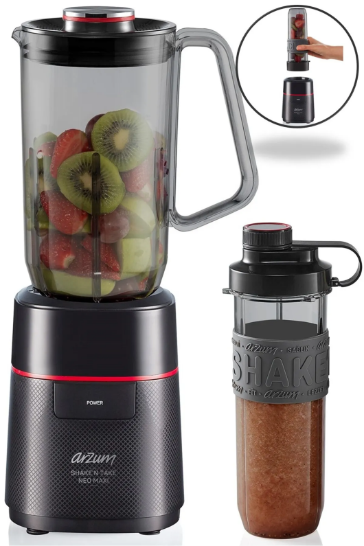 Arzum AR1174 Shake'n Take Neo Maxi Sürahi Blender - 3