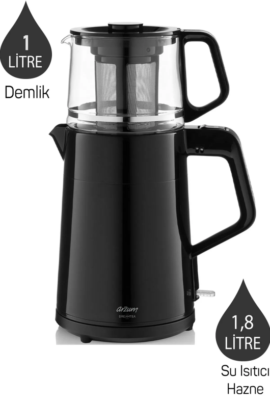 Arzum AR3134 Dreamtea Çay Makinesi - Siyah - 1