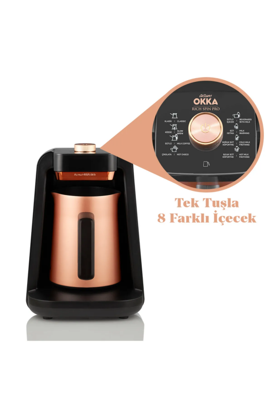 Arzum Okka Rich Spin Pro Türk Kahve Makinesi OK0020 Bakır - 3