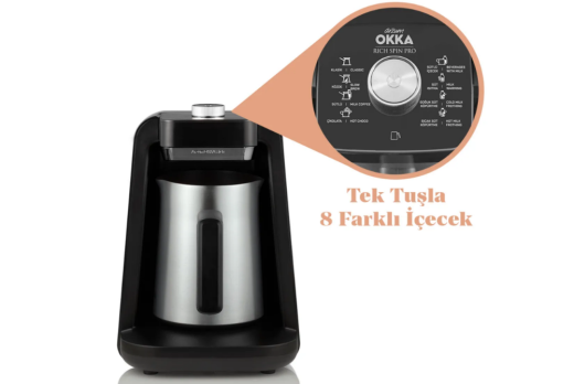 Arzum Okka Rich Spin Pro Türk Kahve Makinesi OK0020 Krom - 3