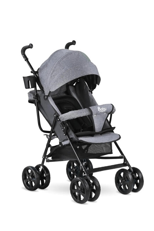 Babyhope SA7 Baston Bebek Arabası Gri