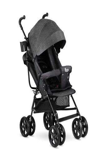 Babyhope SA7 Baston Bebek Arabası Gri - 2