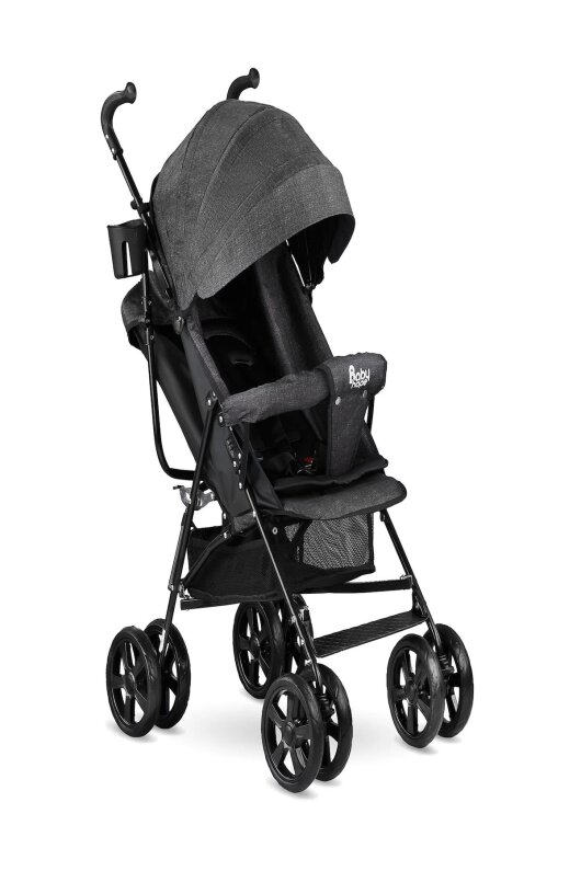 Babyhope SA7 Baston Bebek Arabası Gri - 2