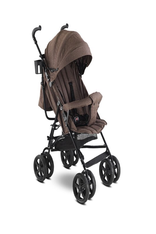 Babyhope SA7 Baston Bebek Arabası Kırçıllı Kahve