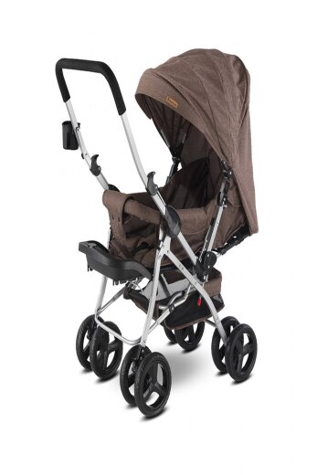 Babyhope SA7 Baston Bebek Arabası Kırçıllı Kahve - 2