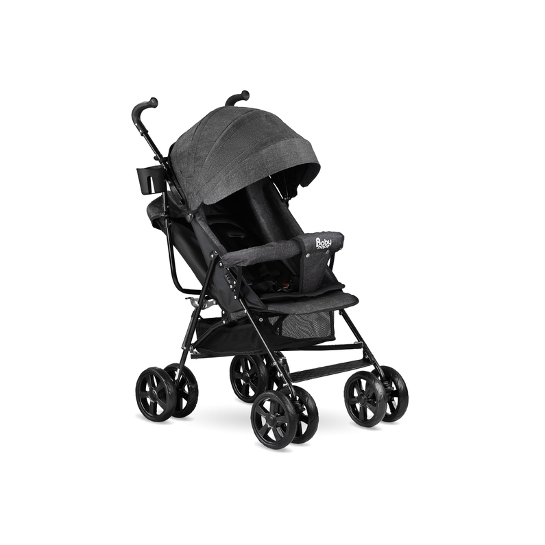 Babyhope SA7 Baston Bebek Arabası Kırçıllı Siyah