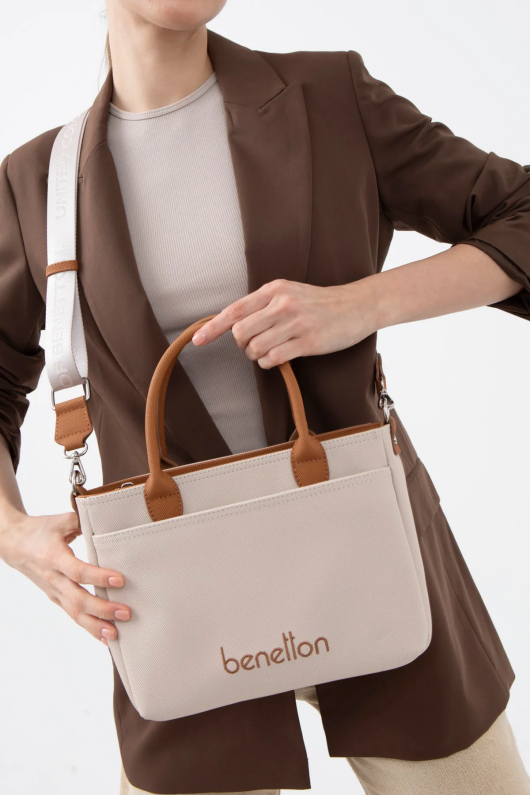 Benetton BNT_1614 Bayan Kol Çantası (St Deri) - 3