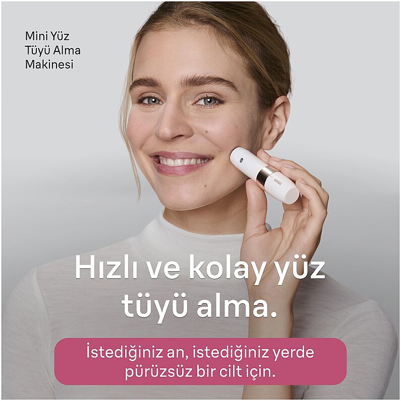 Braun Face FS1000 FHR 80880790 Face Mini Tüy Alma Makinesi - 8