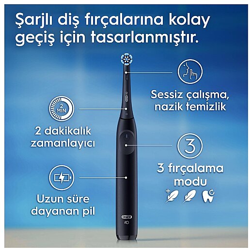 Braun Poc Brush IO 2 Green Travel Case Seyahat Kaplı Şarjlı Diş Fırçası - 2