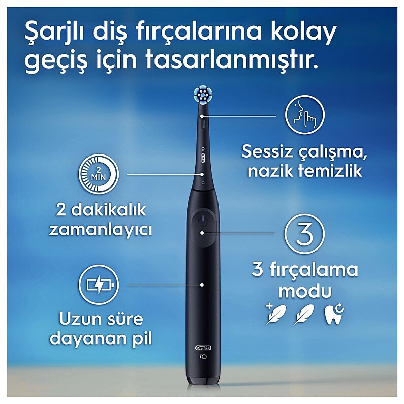 Braun Poc Brush IO 2 Green Travel Case Seyahat Kaplı Şarjlı Diş Fırçası - 2
