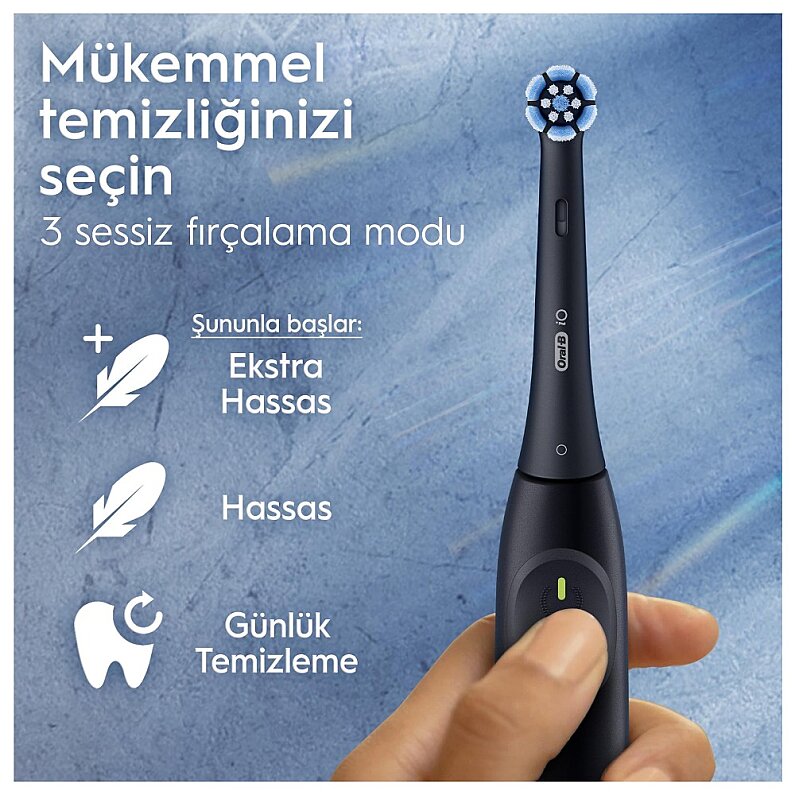 Braun Poc Brush IO 2 Green Travel Case Seyahat Kaplı Şarjlı Diş Fırçası - 6