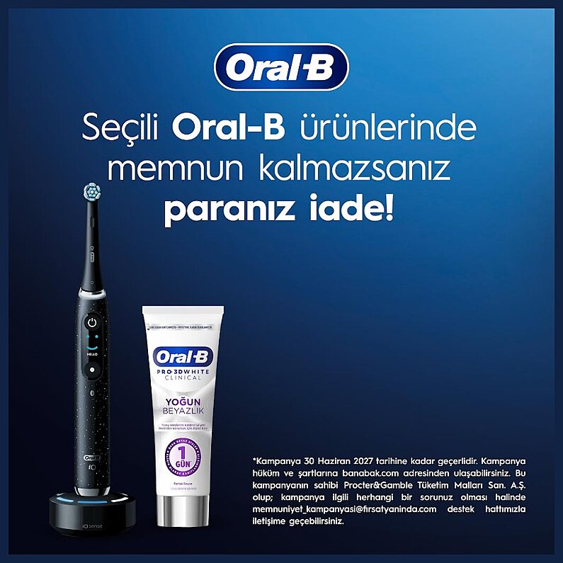 Braun Poc Brush IO 2 Green Travel Case Seyahat Kaplı Şarjlı Diş Fırçası - 7