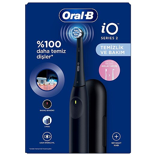 Braun Poc Brush IO 2 Green Travel Case Seyahat Kaplı Şarjlı Diş Fırçası - 8