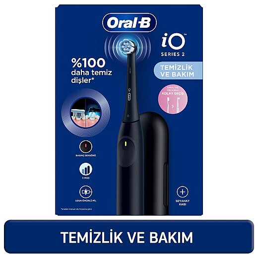 Braun Poc Brush IO 2 Green Travel Case Seyahat Kaplı Şarjlı Diş Fırçası