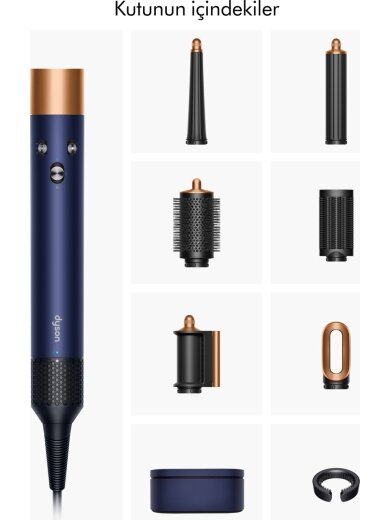 Dyson Airwrap I.d.™ Saç Şekillendirme ve Kurutma Seti Prusya Mavisi/Parlak Bakır 17378 - 2
