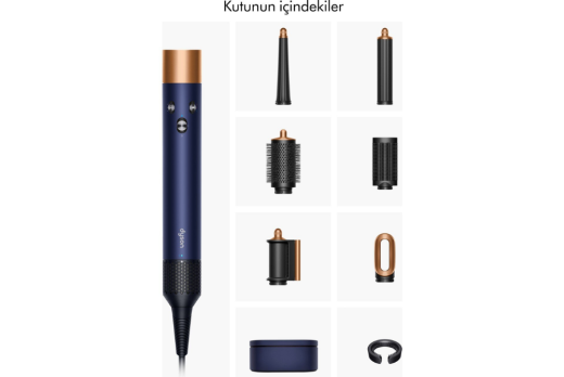Dyson Airwrap I.d.™ Saç Şekillendirme ve Kurutma Seti Prusya Mavisi/Parlak Bakır 17378 - Dyson