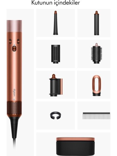 Dyson Airwrap Saç Şekilendirme Seti Amber Silk 19693 - 3
