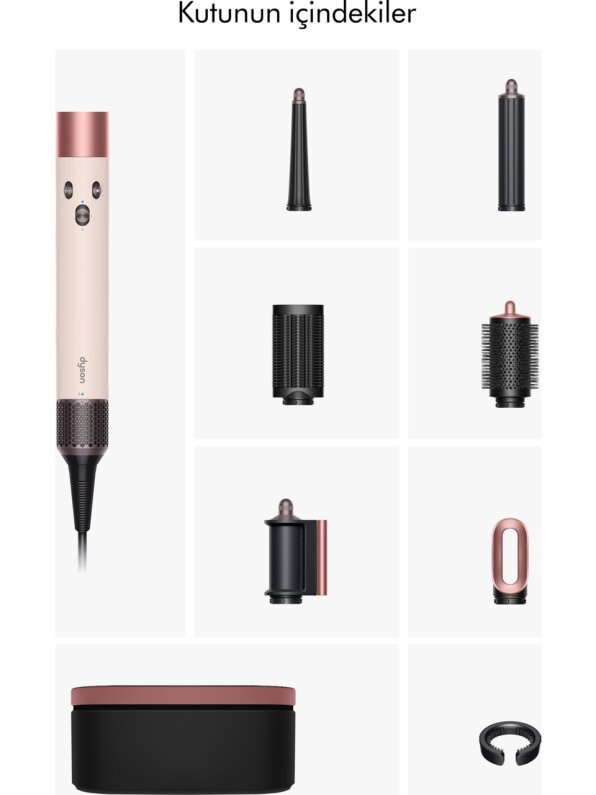 Dyson Airwrap Saç Şekilendirme Seti Ceramic Pink Rose Gold 17187 - 5