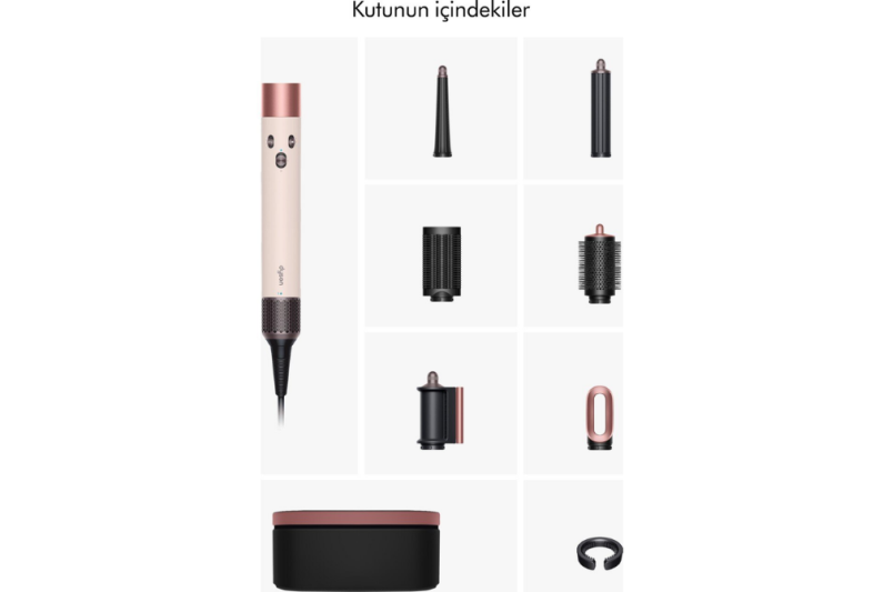 Dyson Airwrap Saç Şekilendirme Seti Ceramic Pink Rose Gold 17187 - 4