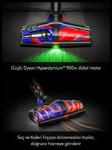 Dyson V16 Piston Animal Kablosuz Şarjlı Dikey Süpürge Mat Siyah 14834 - 14
