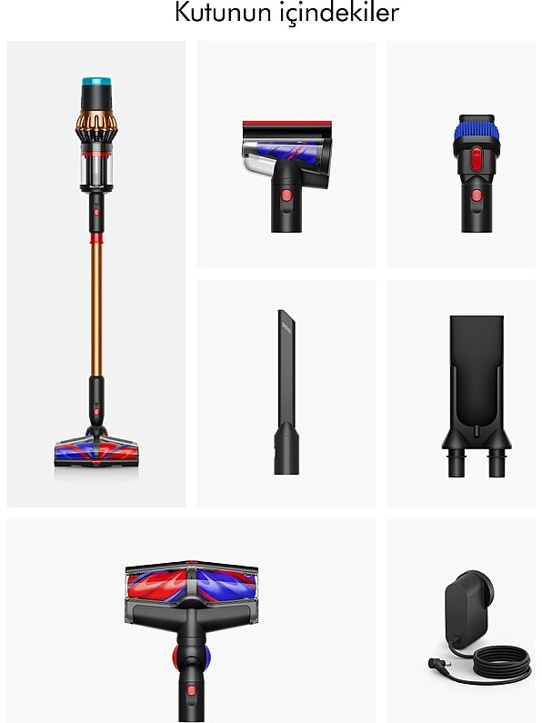 Dyson V16 Piston Animal Kablosuz Şarjlı Dikey Süpürge Mat Siyah 14834 - 15